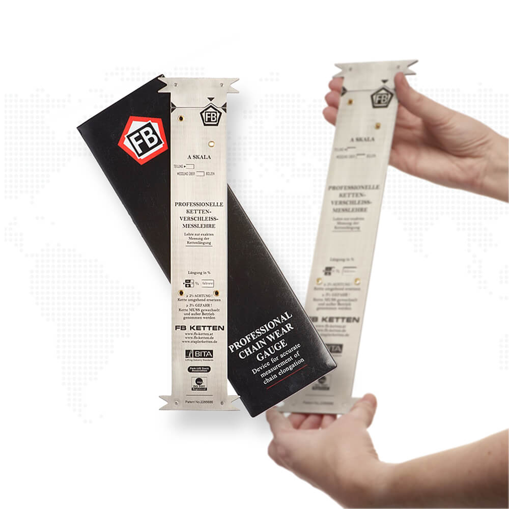 Kettenmesslehre Verschleiß Metall